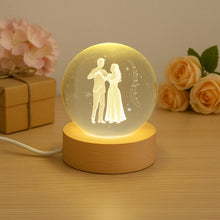 3D Crystal Ball lamps With Base (1 Pc) - justgrabit.in | Just Grab It