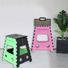 1pc 18inch Folding Stool for Adults and Kids, Also For Kitchen Stepping With (Brown Box) - Justgrabit Inc.