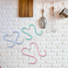 S Shape Metal Hooks for Hanging, Heavy Duty S Shaped Hooks for Hanging Clothes, Metal Hooks for Kitchen, Wardrobe, Work Shop, Bathroom, Garden, Office (6 Pcs Set) - Justgrabit Inc.