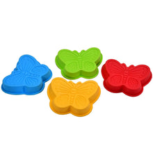 Butterfly Shape Cake Cup Liners I Silicone Baking Cups I Muffin Cupcake Cases I Microwave or Oven Tray Safe I Molds for Handmade Soap, Biscuit, Chocolate, Muffins, Jelly – Pack of 4 - justgrabit.in | Just Grab It