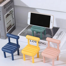 Mini Chair Mobile Phone Holder – Portable & Stylish Stand for All Smartphones, Ideal for Desk & Office Use (1 Pc) - justgrabit.in | Just Grab It
