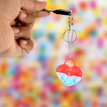 Compact Pop It Keychain – Fun Stress Relief Fidget Toy (1 Pc | Mix Design) - Justgrabit Inc.