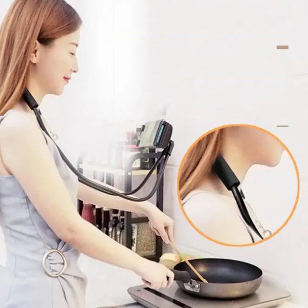 Multi Functional Flexible Long Arms Stand Hanging on Neck Universal Mobile Phone Stand Lounger's Bracket for Mobile Phone Tablet PC Desktop - justgrabit.in | Just Grab It