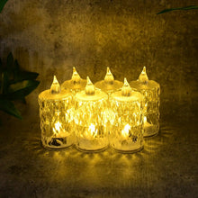 Decorative LED Crystal Flameless Candle Set (6 Pc) - Justgrabit Inc.