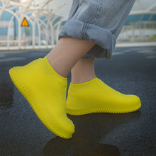 Yellow Non - Slip Silicone Rain Shoe Cover – Waterproof Foldable Anti - Skid (1 Pair) - justgrabit.in | Just Grab It