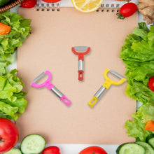 Fruit Peeler Vegetable Peel Removal Tool, Peeler Julienne Peeler Serrated Peeler for Carrots Apples Potatoes and All Types of Vegetable and Fruit Multi - Used Skin Slicer Shredder (12 Pc Set) - justgrabit.in | Just Grab It
