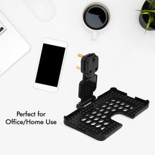 Multi - Purpose Wall Holder Stand for Charging Mobile (Black) - justgrabit.in | Just Grab It