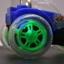 Rechargeable 360° Stunt Remote Control Car with 3D Lights & Music for Kids - justgrabit.in | Just Grab It