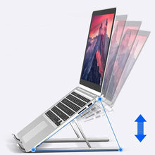 Metal Portable Laptop Stand, with 7 Adjustable Angles (1 Pc) - Justgrabit Inc.