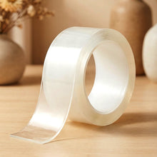 Transparent Nano Magic Double Sided Adhesive Tape (95 × 50 mm, 1 Pc) - justgrabit.in | Just Grab It