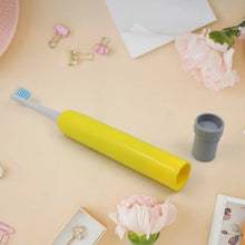 Adult Waterproof Electric Toothbrush 1 Head Battery Operated Toothbrush (1 Pc / Battery Not Included / Mix Color) - justgrabit.in | Just Grab It