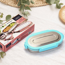 Ganesh Stainless Steel Lunch Box & Container Set of 2 - justgrabit.in | Just Grab It