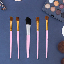 5pc Makeup Brush tools kit (5 Pcs Set / Mix Color) - justgrabit.in | Just Grab It
