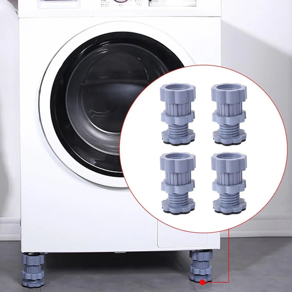Washing machine support, anti vibration washing machine support adjustable washer anti vibrasion pads, washer & dryer pedestals, Washing Machine Accessory Anti - Skid Pad PVC Lifting Pad Non - Slip ( 1 Pc ) - Justgrabit Inc.