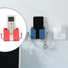 Wall Mounted Storage Box / Remote Storage Organizer Case with 2 Side Hanging Hooks (4 Pcs Set) - Justgrabit Inc.