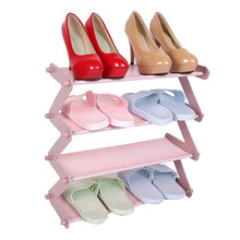 Shoe Rack Z - Shaped Four Layer (1 Pc / 4 Layer) - justgrabit.in | Just Grab It