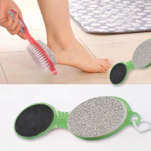 5 In 1 Pedicure Tool Pedicure Brush For Feet Foot Scrubber Foot File With Nail Cutter - Justgrabit Inc.