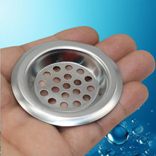 Bathroom Kitchen Stainless Steel Basin Sink Drain Strainer (2 Pc Set) - justgrabit.in | Just Grab It