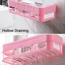 ABS Plastic Shower Corner Caddy Shelf with Wall - Mounted Suction Cup - justgrabit.in | Just Grab It