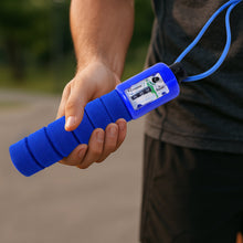 Adjustable Skipping Rope with Digital Jump Counter and Foam Grip Handles (1 Pc) - justgrabit.in | Just Grab It