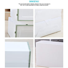 3 Layer Transparent Shoes Storage Box Plastic Stackable Shoe (1 Set / 3 Layer) - justgrabit.in | Just Grab It