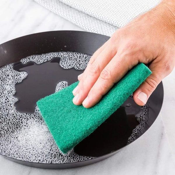 Scrub Sponge Cleaning Pads Aqua Green 10PCS - Justgrabit Inc.