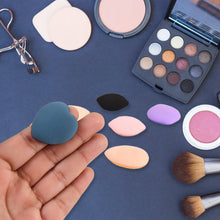 Mini Finger Makeup Powder Puff (Multicolour, 8 Pcs Set) - justgrabit.in | Just Grab It