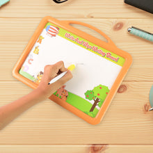 2 - in - 1 Double - Sided Write and Wipe Educational Drawing Board for Kids (1 Set) - justgrabit.in | Just Grab It