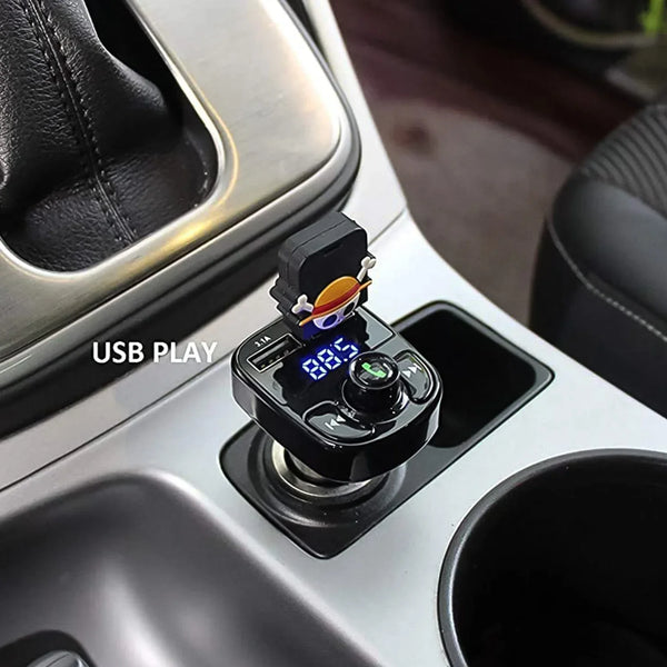 CAR - X8 Bluetooth FM Transmitter Kit with Dual USB Fast Charger - Justgrabit Inc.