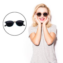 Sky Blue UV Protected Round Sunglasses, classic Sunglasses for Men & Women - justgrabit.in | Just Grab It