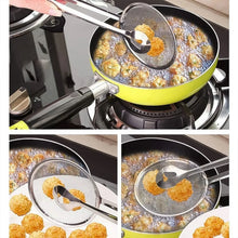 2In1 Stainless Steel Filter Spoon with Clip Food Kitchen Oil - Frying Multi - Functional - Justgrabit Inc.