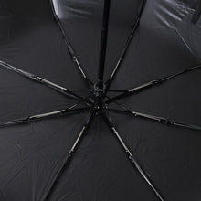 2 Fold Manual Umbrella – Wind, Sun & Rainproof with Steel Shaft & Wrist Strap - Justgrabit Inc.