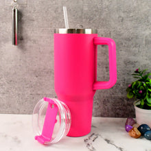 Pink Extra Large Insulated Travel Mug, Tumbler (1200ML - 1 Pc) - justgrabit.in | Just Grab It