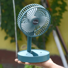 Adjustable Portable Desktop Fan - Telescopic Silent Personal Cooling for Office & Travel (Battery Not Include) - justgrabit.in | Just Grab It
