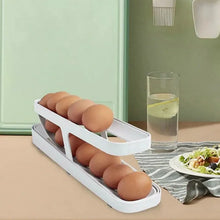 Plastic 2 - Tier Rolling Egg Dispenser For 12 - 14 Eggs (1 Pc) - justgrabit.in | Just Grab It