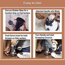 Coconut scrapers Machine Manual Steel For Home & Kitchen Use - justgrabit.in | Just Grab It