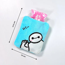 Blue Baymax Small Hot Water Bag with Cover for Pain Relief - Justgrabit Inc.
