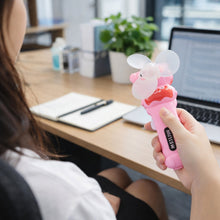 Cute Mini Handheld Fan (1 Pc, Mix Color & Design) - justgrabit.in | Just Grab It