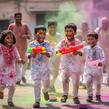 Plastic Holi Water Gun Toy for Kids with Trigger Spray Action, Pichkari (1 Pc) - justgrabit.in | Just Grab It