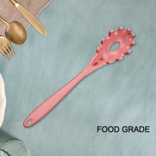Silicone Pasta Fork Spaghetti Strainer, Non - Slip Heat Resistant - justgrabit.in | Just Grab It