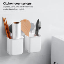 Wall Mounted Bathroom Storage Organizer Cup Set (2 Pc Set) - justgrabit.in | Just Grab It
