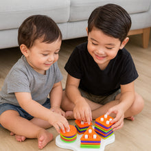 Geometric Stacking Sorter Puzzle Toy - justgrabit.in | Just Grab It