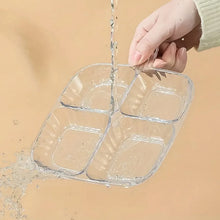 Plastic Kitchen Trays for Serving (4 Compartment / 1 Pc) - Justgrabit Inc.