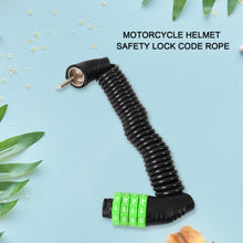 Spiral Cable Lock | 4 - Digit Combination Code | Bicycle Security Lock (1 Pc) - justgrabit.in | Just Grab It