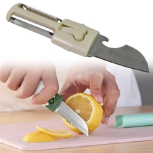 2 in 1 Knife, Multifunctional peeler fruit knife (1 Pc / Loose) - justgrabit.in | Just Grab It