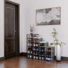Big Plastic Stackable Shoe Storage Box (1 Pc / 37x27x19 Cm) - justgrabit.in | Just Grab It