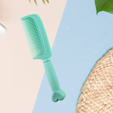Plastic Hair Comb with Heart - Shaped Handle (1 Pc) - justgrabit.in | Just Grab It