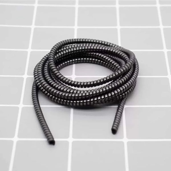 Metallic Cable Protector for Cords & Headphones (Spiral Wrap) - justgrabit.in | Just Grab It