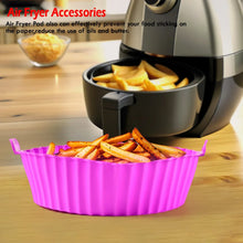 Air Fryer Reusable Silicone Pot with Handles (6 Pc set) - Justgrabit Inc.