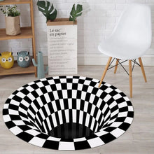 3D Space Round Carpet, Floor Mat Non - Woven Doormat (1 Pc / 78 Cm) - justgrabit.in | Just Grab It
